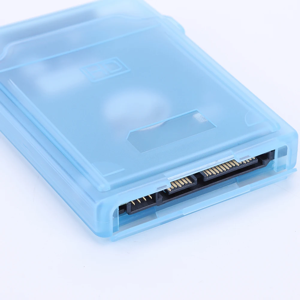 2.5 Inch Hard Drive Storage Case Plastic 2.5 in HDD SSD Protective Case Shockproof Anti-static SSD Hard Disk Protector Dustproof