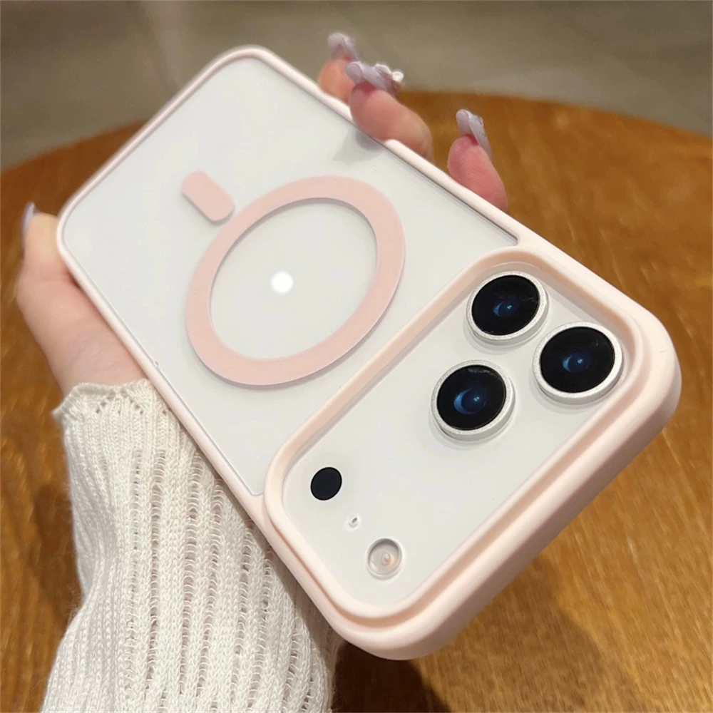 Magnetic Clear Protective Cover with Enhanced Wireless Charging Compatibility