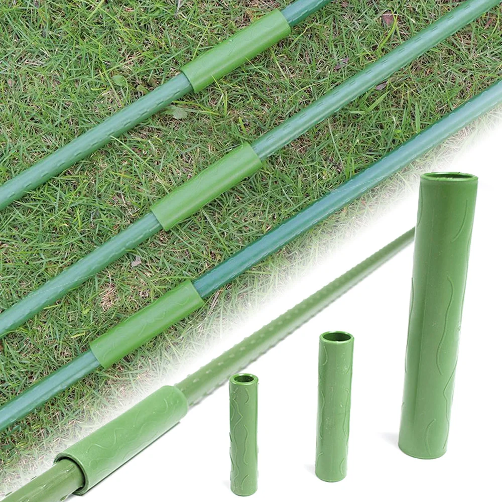20PCS Plant Support Connectors Vines Climbing Plant Connecting Pipes 8/11/16/20mm Garden Stakes Grafting Stick Joint Accessories