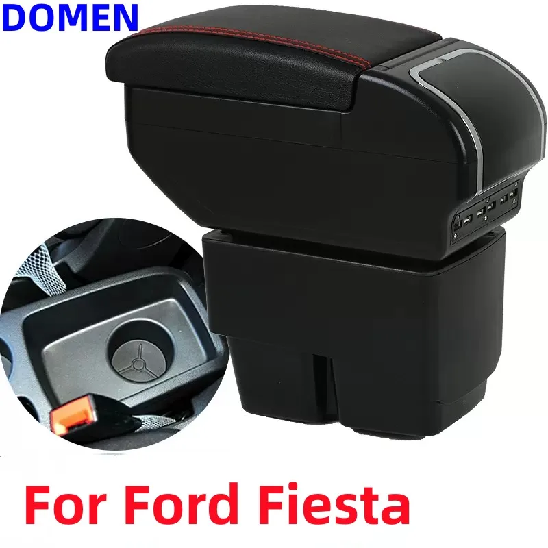 Auto Armsteun Doos Voor Ford Fiesta MK7 2009-2019 Middenconsole Doos