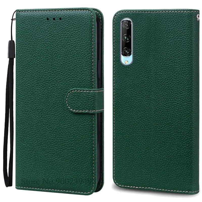 Huawei P Smart Pro Soft Silicone Wallet Flip Phone Cover