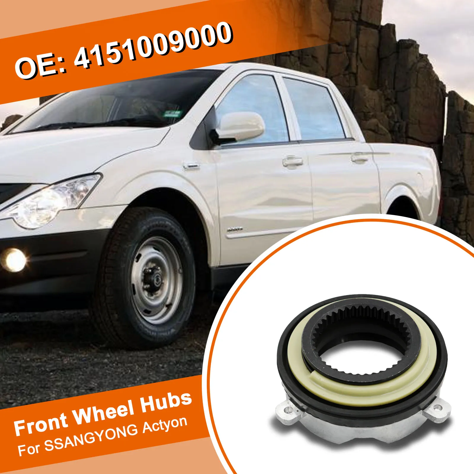 4WD Free Wheel Hub Actuator For Ssangyong Actyon, Kyron, Rexton (2005-2018) - OE Quality