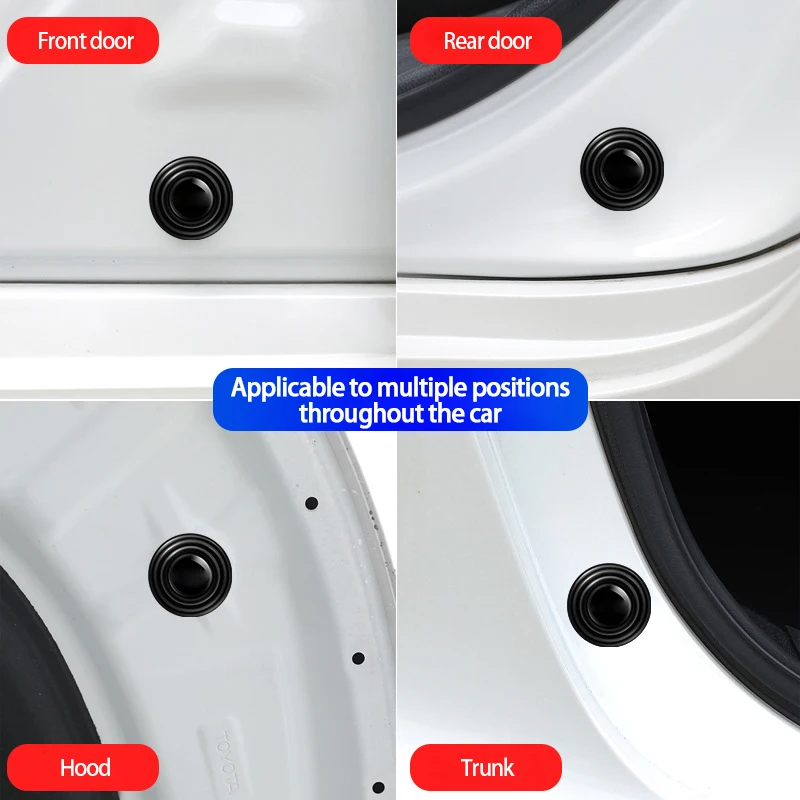 Shock Absorber Protector Universal Shock Absorbing Mute Shock Noise Gaskets Bumper Protector Car Door Bumper Protector Stickers Cars Trucks SUV