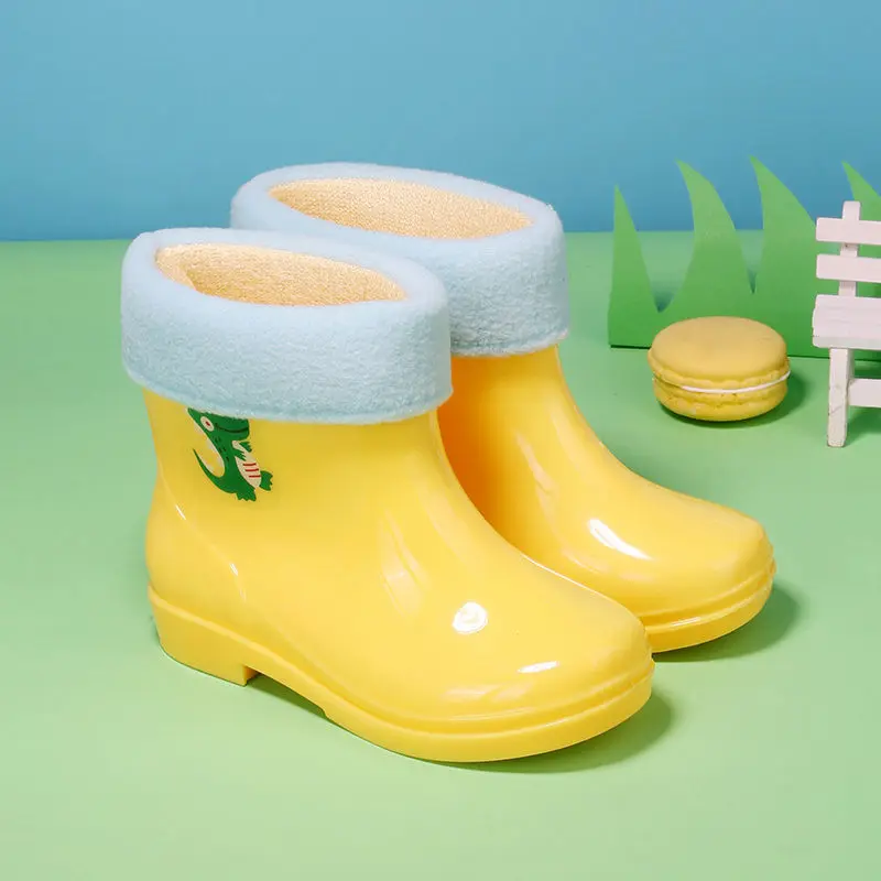 Rubber boots Children shoes rain boots kids shoes animals cartoon water shoes waterproof toddler rainboots non-slip