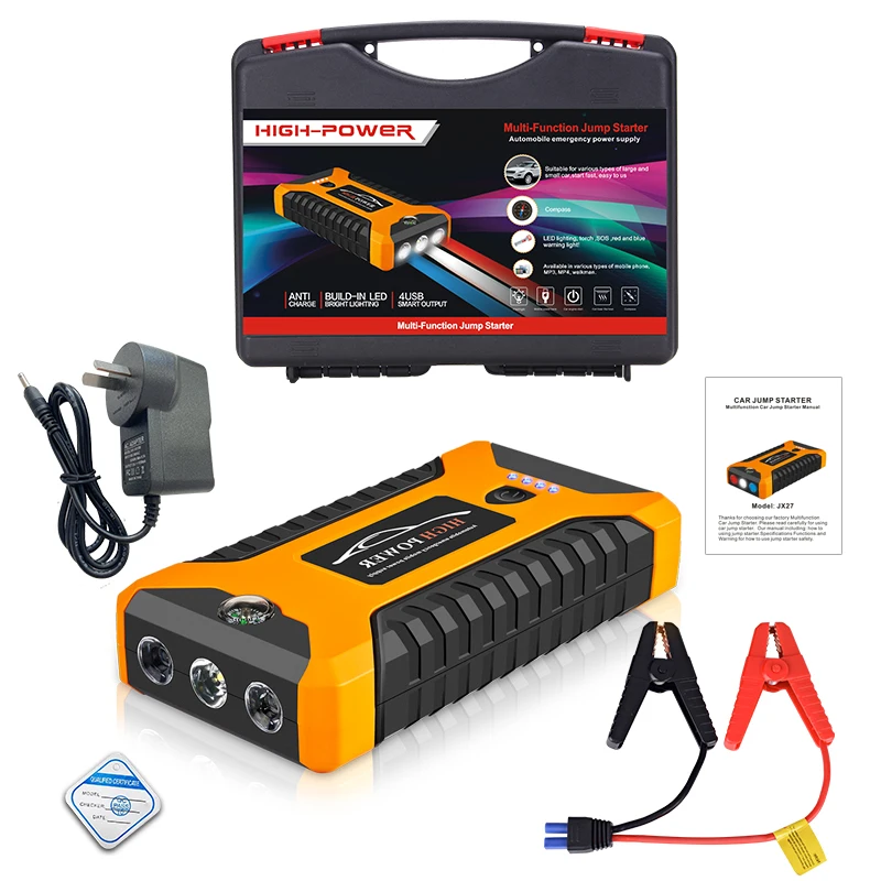 99800mAh Car Jump Starter 600A Portable Car Charger Booster Charger