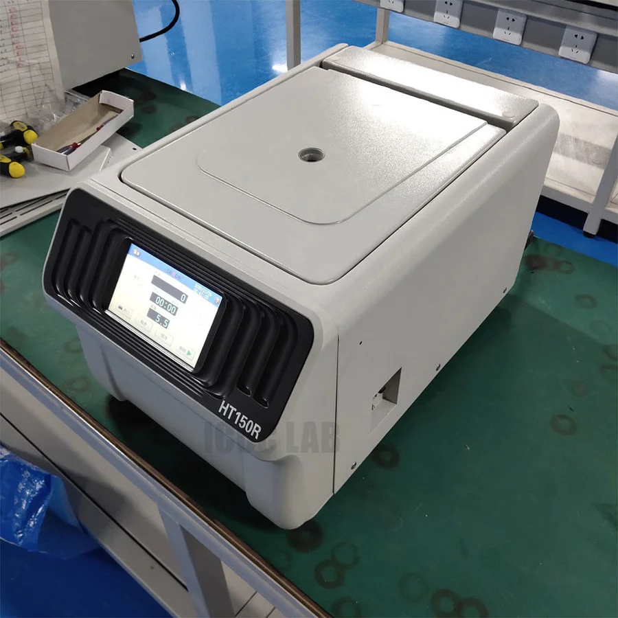 Tabletop High Speed Laboratory Centrifuge Machine with 24x15ml Angle Rotor Refrigerated Centrifuga Max Speed 15000rpm HT150R