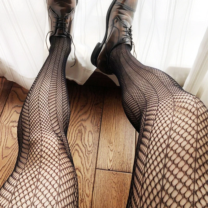 Transparent Men's Pantyhose Sexy Mens Underwear for Sex Fishnet Body Stockings Erotic Hosiery Gentleman Husband Elastic Tights