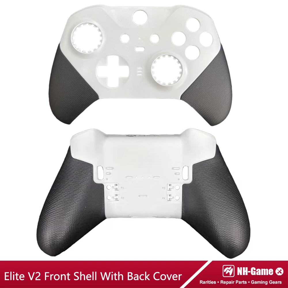 White Version Housing Case For Xbox Elite Series 2 Controller Front Faceplate Shell Back Cover