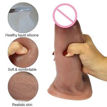 XXL Big Realistic Dildo Shop Soft Material Huge Penis with Suction Cup Sex Toys for Woman Strapon Female Masturbations Sexy Cock 2