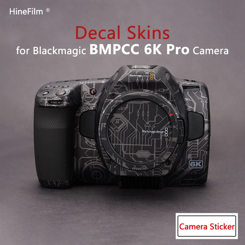 Bmpcc 6K Pro Camera Wrap Skin Per Blackmagic Pocket Cinema Camera 6K Pro Camera Premium Decal Skin Cover Protettiva Sticker