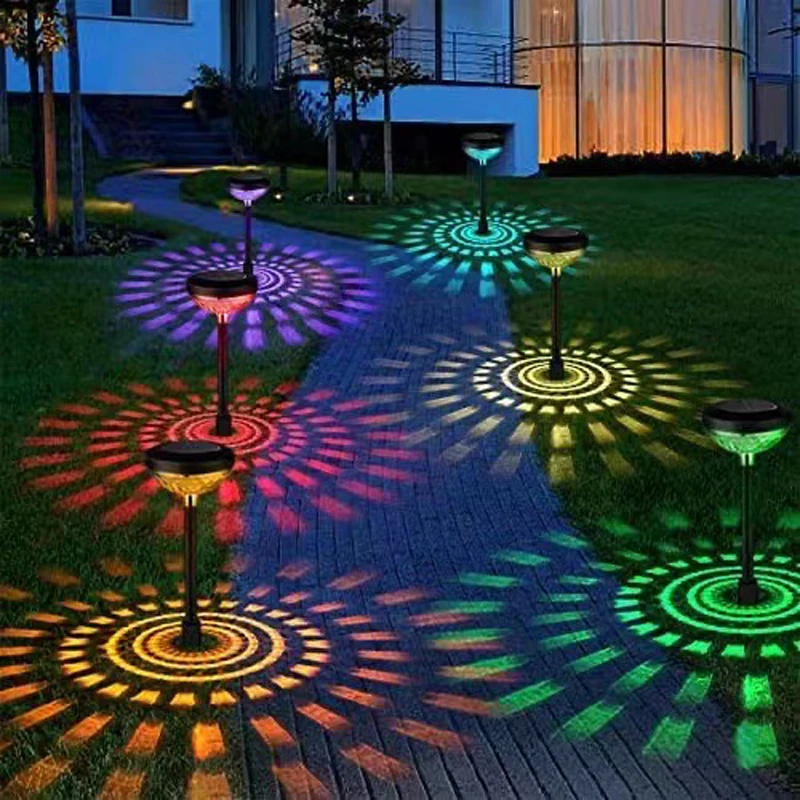 new 8 led solar powered disk lights outdoor waterproof garden landscape lighting for yard deck lawn patio pathway walkway Solar Outdoor Lights New Garden Lamps Powered Waterproof Landscape Path for Yard Backyard Lawn Patio Decorative LED Lighting