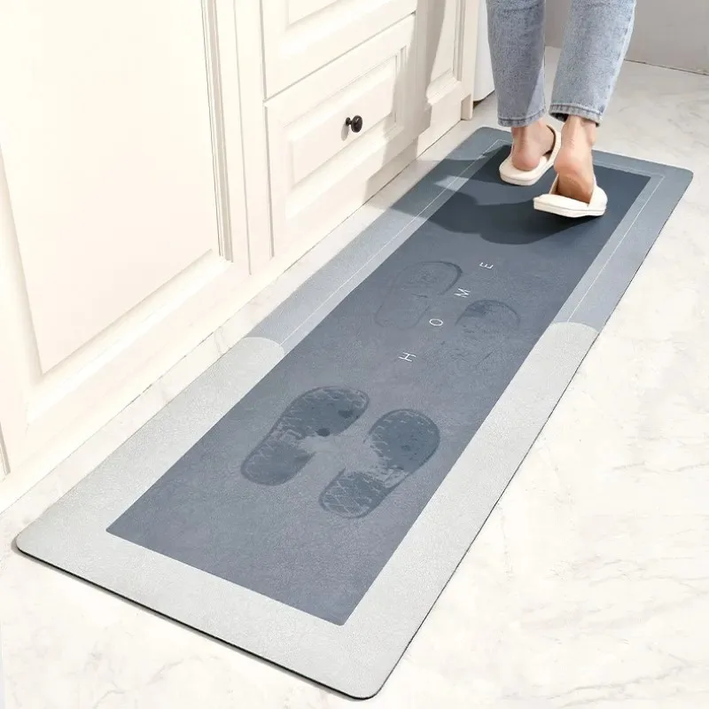 Buy Wholesale China Bath Mat Super Absorbent Non Slip Diatom Mud Bathroom  Rug Quick Drying Bath Shower Rug & Waterproof Bathroom Mats at USD 1.19