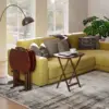 Wood TV Tray Set 2