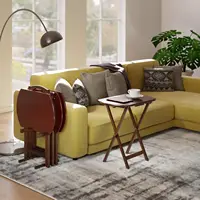 Wood TV Tray Set 2