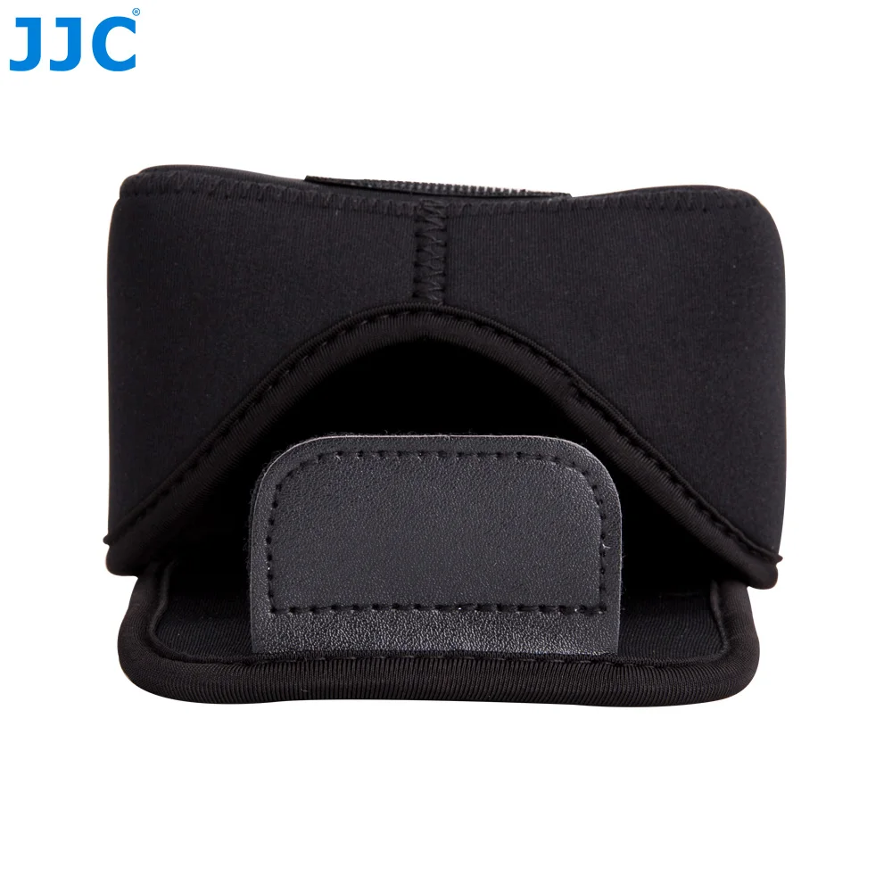 JJC 부드러운 네오프렌 카메라 파우치 컴팩트 가방,  ZV-E10 A6500, A6400, A6300, A6100, A6000 용, 분실 방지 내부 스트랩 보호대