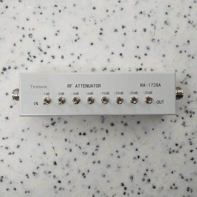 RA1728A Variable/Step Attenuators RF ATTENUATOR 82DB 50Ω for Ham Radio Transmitter