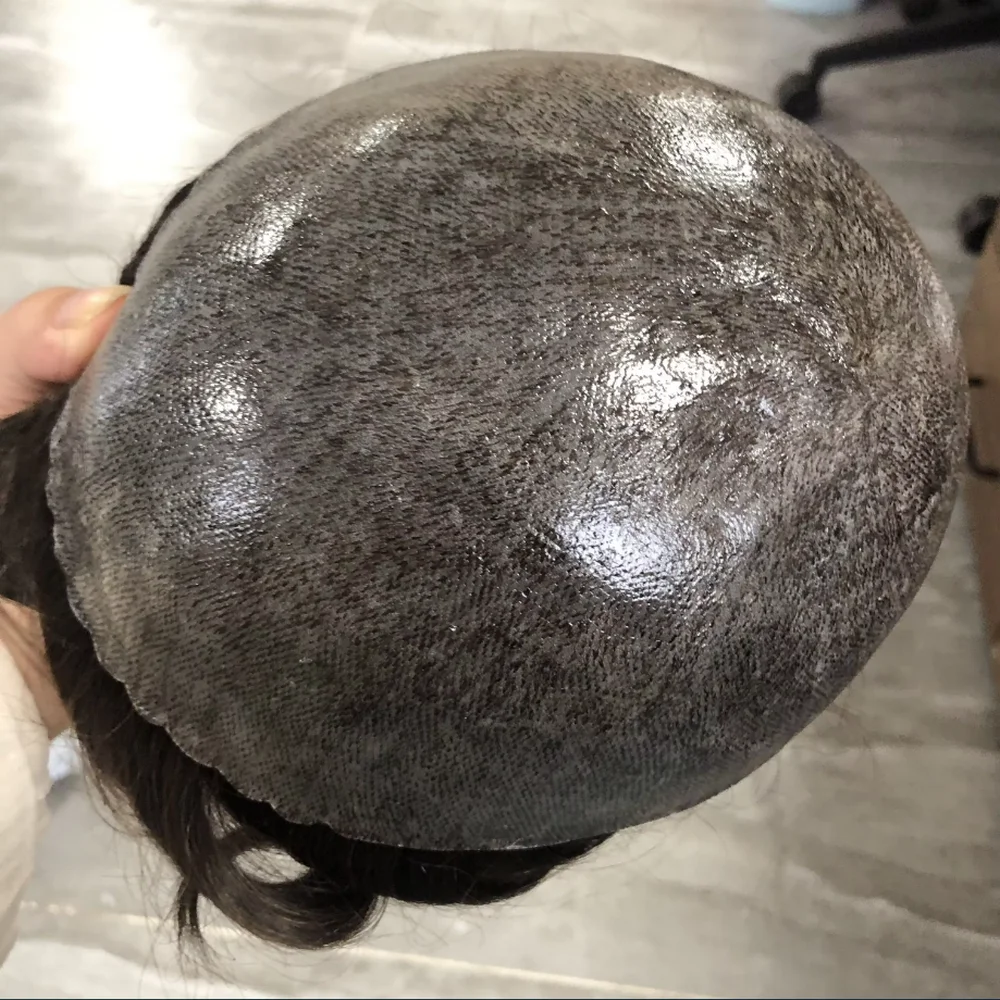 Sistema Di Sostituzione Dei Capelli Umani Da Uomo 0,12 Mm Poly - Foto 12