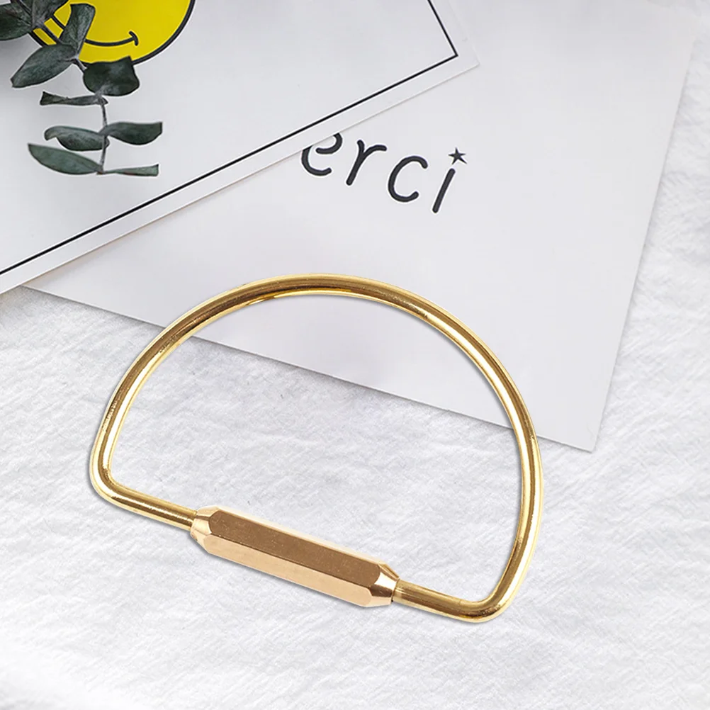 

D Shape Key Chain Ring Connector Key Chain Clip Hook Buckle Carabiner Clip