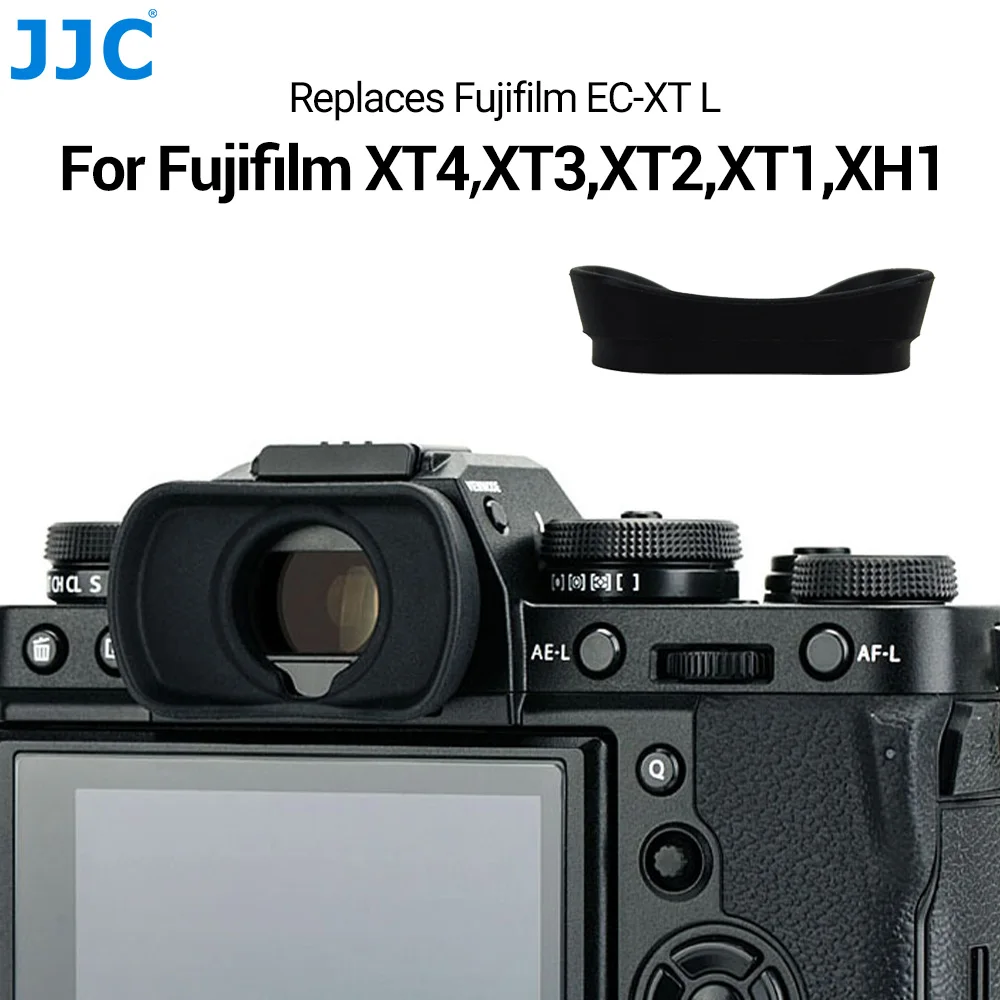 Jjc-ソフトシリコンアイカップ,ビューファインダー,Fuji用,Fujifilm EC-XT X-H2 X-T4 X-T3 xt4 xt3 xt2  xtfx100