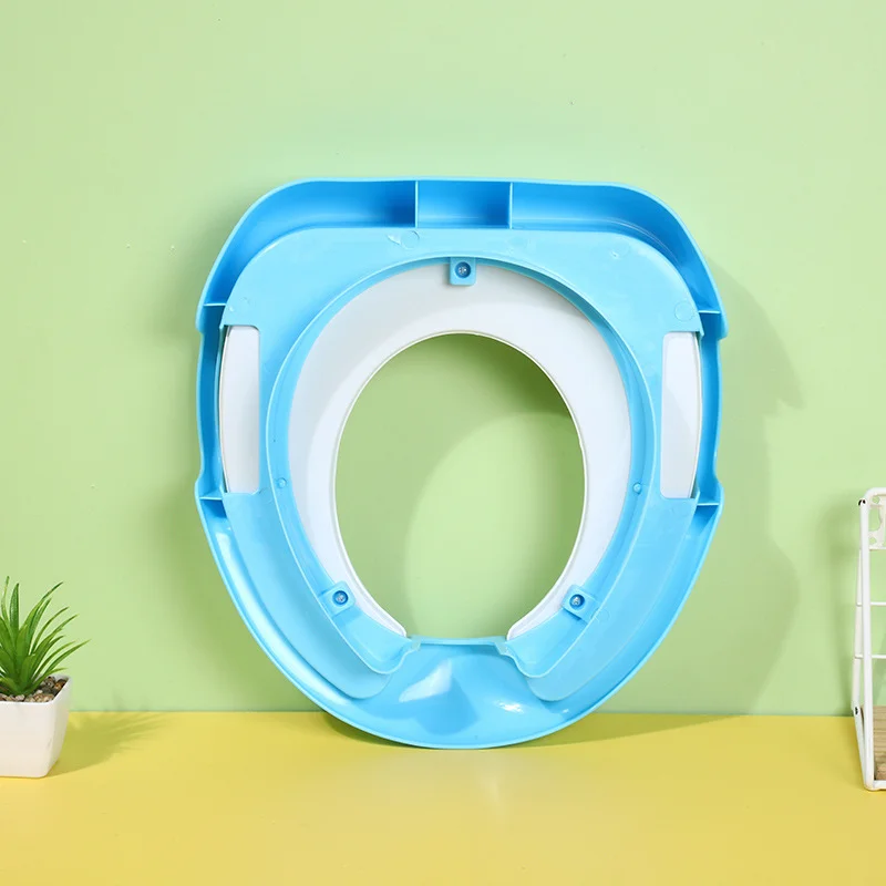 Children's Bathroom Toilet Ring Toilet Seat Children's Hand-Held Toilet Seat Non-Slip Baby Toilet Seat 4