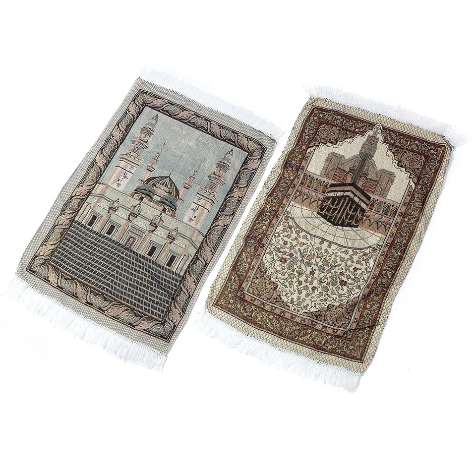 Muslim Prayer Rug Vintage Tapestry Blanket Mat