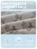 1Simple modern Plant Flower Leaf Butterfly printed matte Fitted Sheet, bedroom printed bed cover, bedding(excluding pillowcases) 5