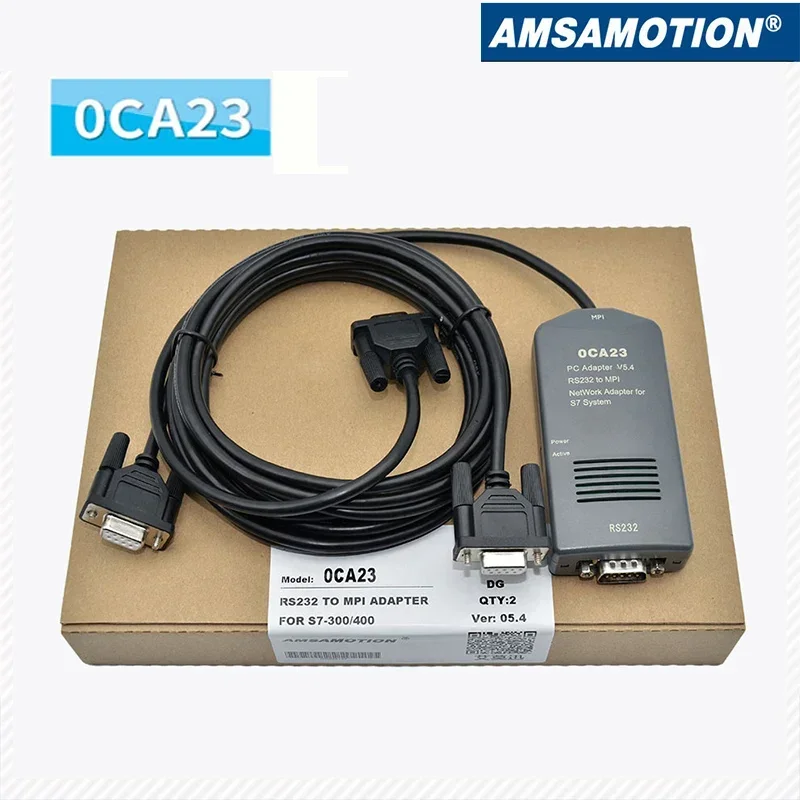 지멘스 S7-300/400 PLC 6ES7972-0CA23-0XA0 용 PC-MPI + 어댑터, 프로그래밍 데이터 케이블 다운로드, S7-300 S7-400 RS232 MPI