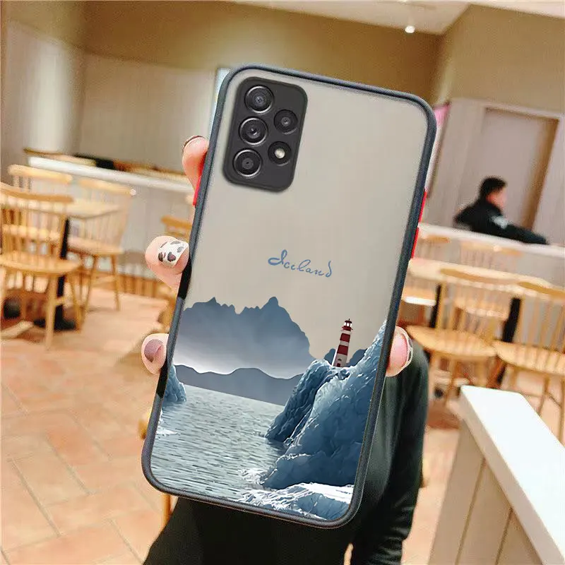 phone belt pouch Scenery Girl Case For Vivo V17 V20 Oil Painted Phone Cover for Vivo Y31 X60 Pro X50 Y20 Y30 Y50 Y51 2021 V15 Y17 Y19 Y91C Capa phone carrying case