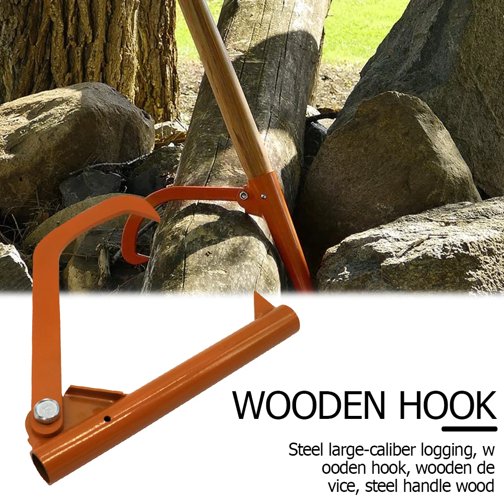 Steel Roller Felling Lever Lifter Log Peavy Home Transport Cant Hook Rustproof Heavy Duty Backyard Roller Tool for Wood 3