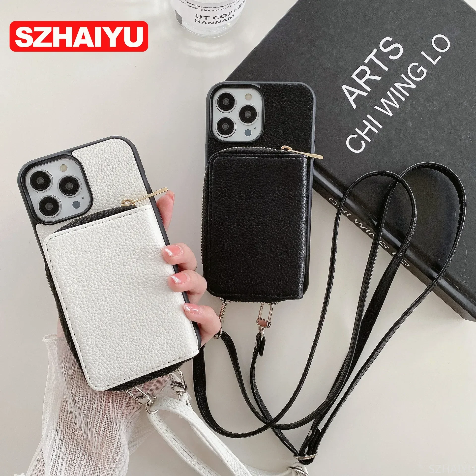 Zipper Wallet Phone Case For iPhone 17 Air 16 16E 15 14 13 12 11