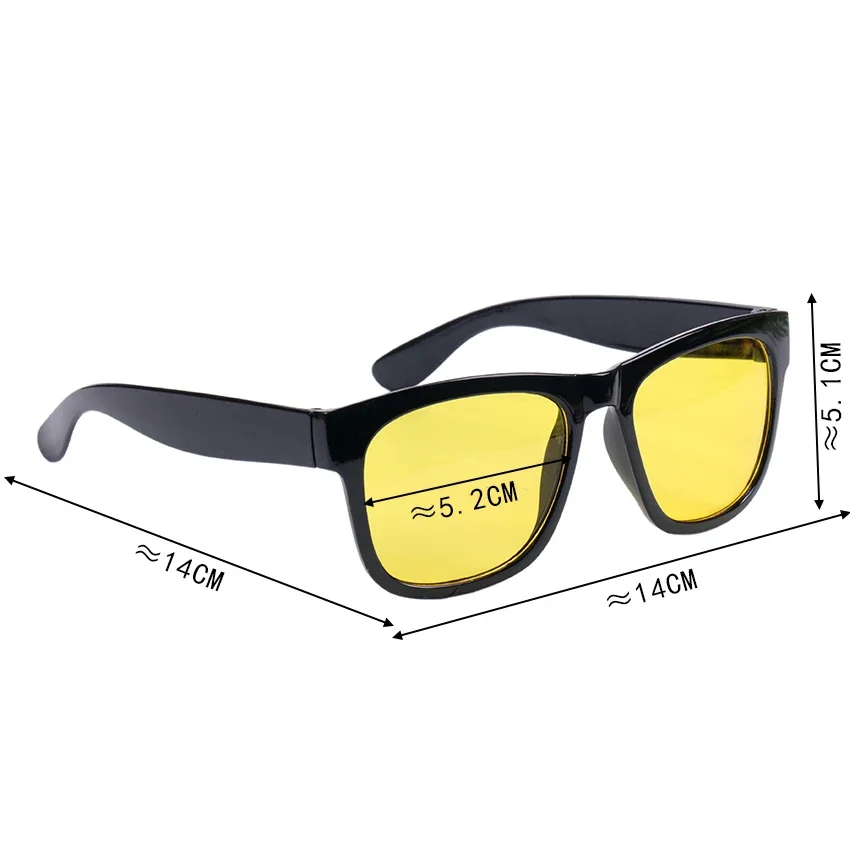 Anti-Glare Night Vision Driver Goggles Men Outdoor Night Driving Enhanced Light Glasses Fashion Goggles Car Accessories 1PC