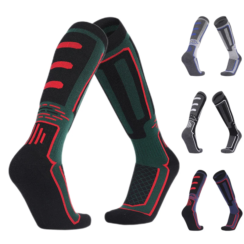 Professional Skiing Socks for Men Boys,Cold Weather for Snowboarding, Snow, Winter, Thermal Knee high Warm Socks, Hunting