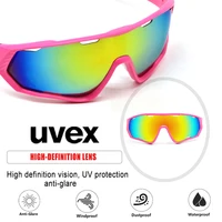 Lunettes de cyclisme roses pour femmes et filles, lunettes de soleil de vélo de route de montagne, vtt, lunettes de sport, vélo Triathlon, course à pied, vélo de Baseball en plein air 1