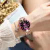 POEDAGAR Luxury Diamond Dial Woman Wristwatch Waterproof Stainless Steel Watch for Ladies Elegant Simple Quartz Women's Watches 5