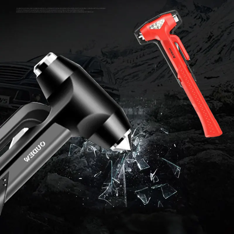 Car Safety Hammer Emergency Escape Tool Window Glass Breaker And Seatbelt Cutter Essential Automotive Accessory car safety hammer,safety hammer,window breaker,seatbelt cutter tool