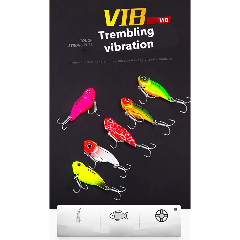

Металлическая блесна VIB 7g10g12g14g, длинная блесна, жесткая приманка, бионическая блесна, искусственная блесна