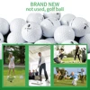 Caiton 50pcs 2-Layer Golf Balls - 332 Dimple, Max Distance, Spin Control, Durable, Precision - For Golf Training & Play 3