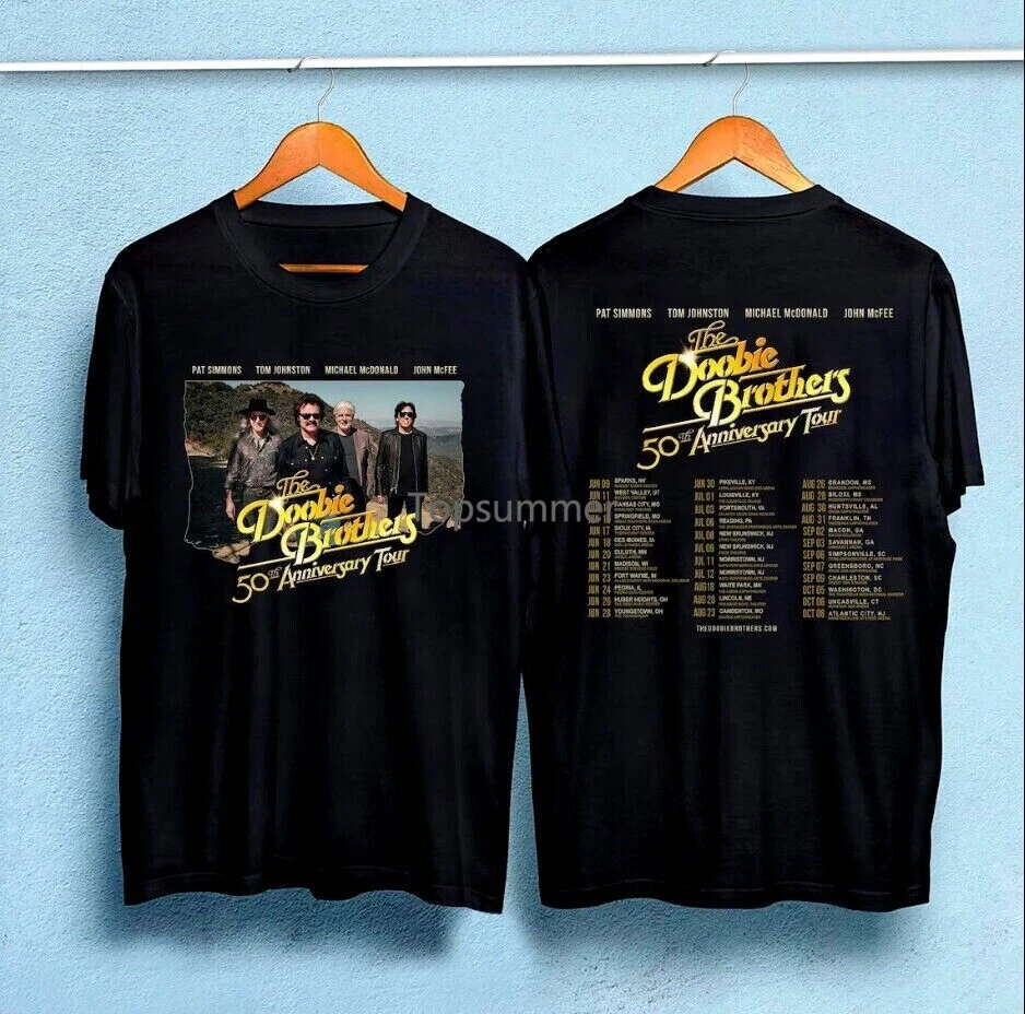

The Doobie Brothers World Tour 50Th Anniversary T-Shirt Gift For Fans Music