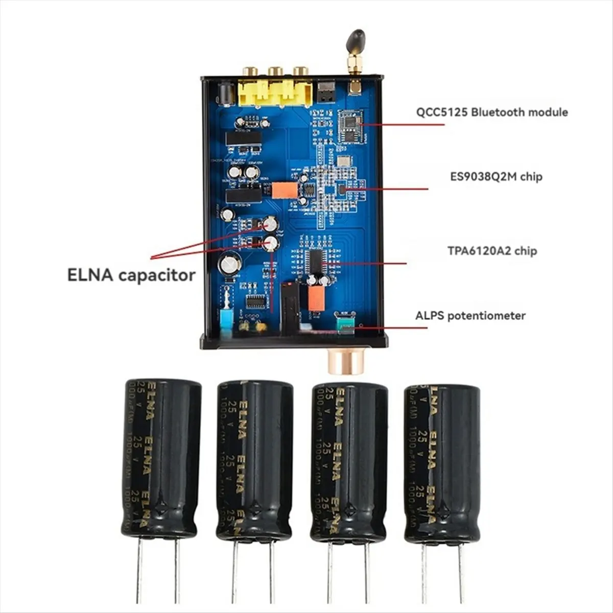 A23G DAC A938 블루투스 디코더 HiFi 디코더 앰프 오디오 헤드폰 앰프 디코더 HiFi 홈 스테레오 스피커 리시버