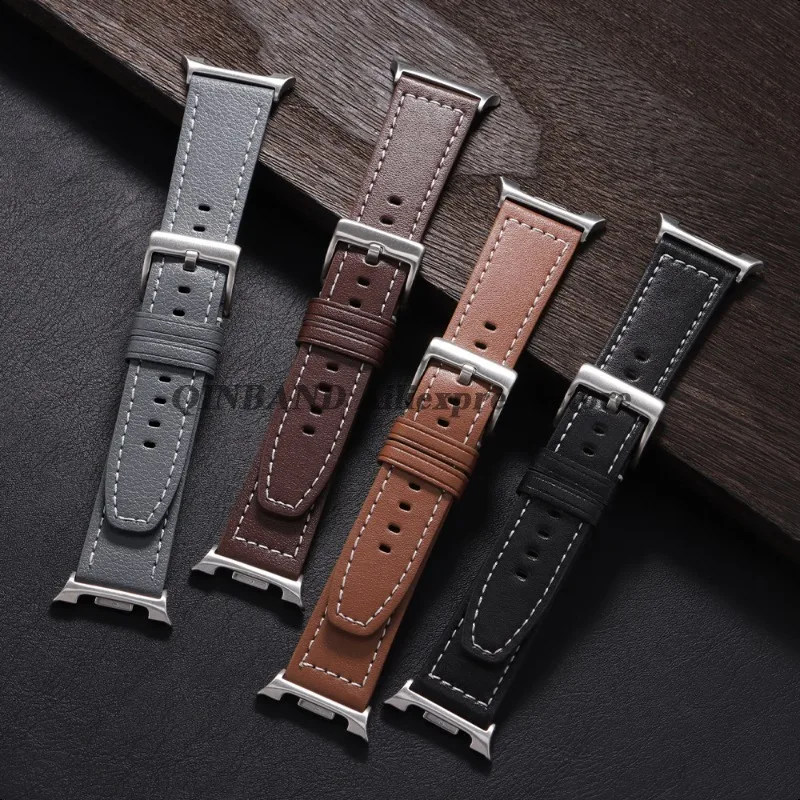 Premium Leather Watch Band - Soft Cowhide Strap