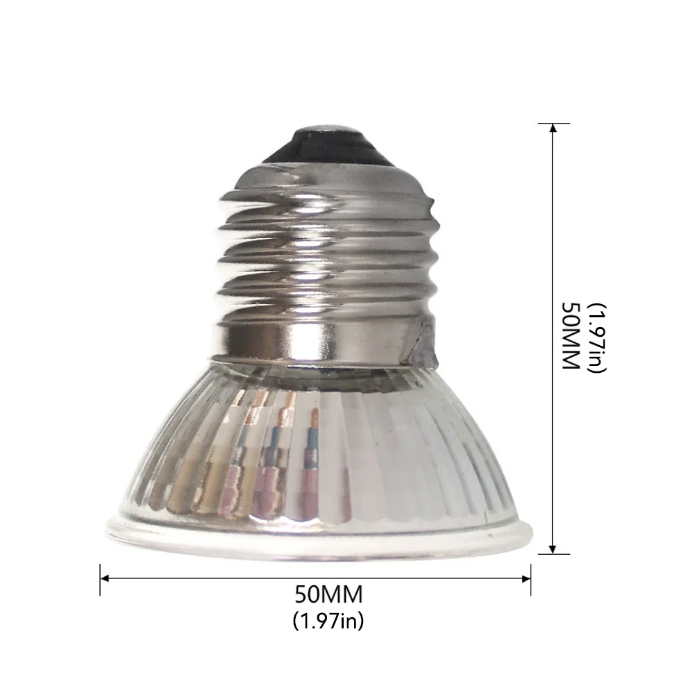 1Pc Reptile UVA UVB Heat Lamp Full Spectrum Sun Light Basking Spot Simulated Natural Sunlight Lizard Snake Turtle Heating Lamp