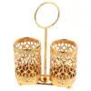 1pc Metal Utensil Holder 2/4grids For Spoon Fork Chopstick Holder Kitchenware Tray Box Kitchen Organizer Luxury Gold Color 2