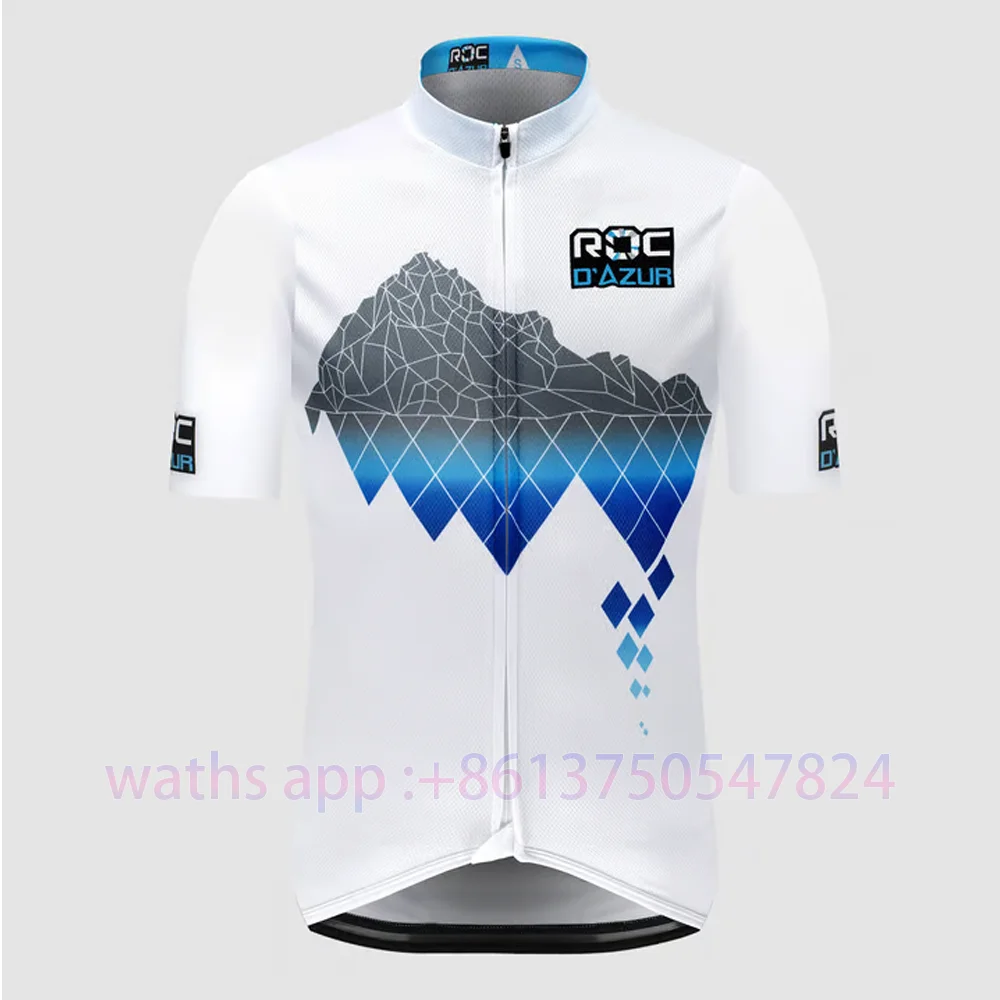 thumbnail image 1 of 2023 ROC D'AZUR Team Cycling JERSEY MTB Camiseta de manga corta de verano de secado rápido para andar en bicicleta, 1 of 5