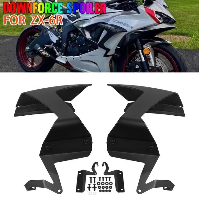 ZX 6R Front Downforce Spoiler For Kawasaki Ninja ZX-6R ZX6R