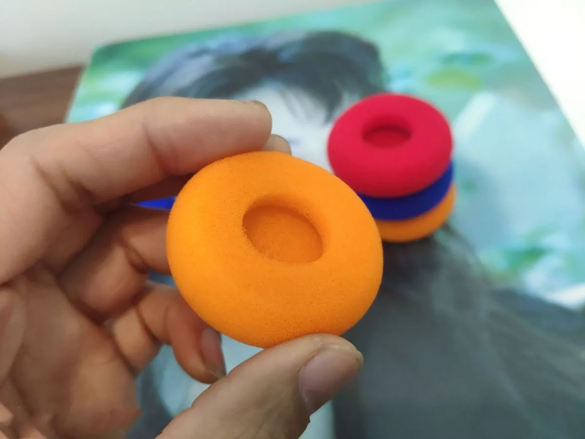 Espuma Almofada Capas para Fones de Ouvido,