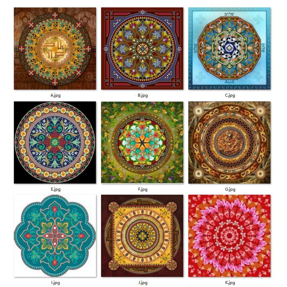 

Mandala Full 5d Diy Diamond Painting Jewelry Cross Stitch Complete Kits Mosaic Embroidery Anime Home Decoration Crossing Art New