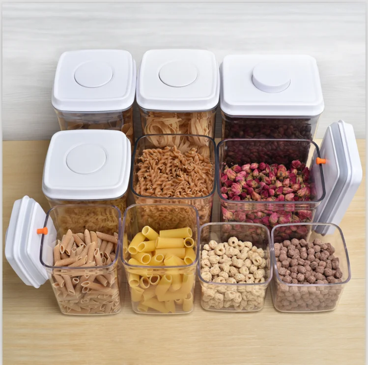 Ankou Plastic Vacuum Airtight Food Storage Medicine Dry Food Fruits Coffee Candy Keeping Container