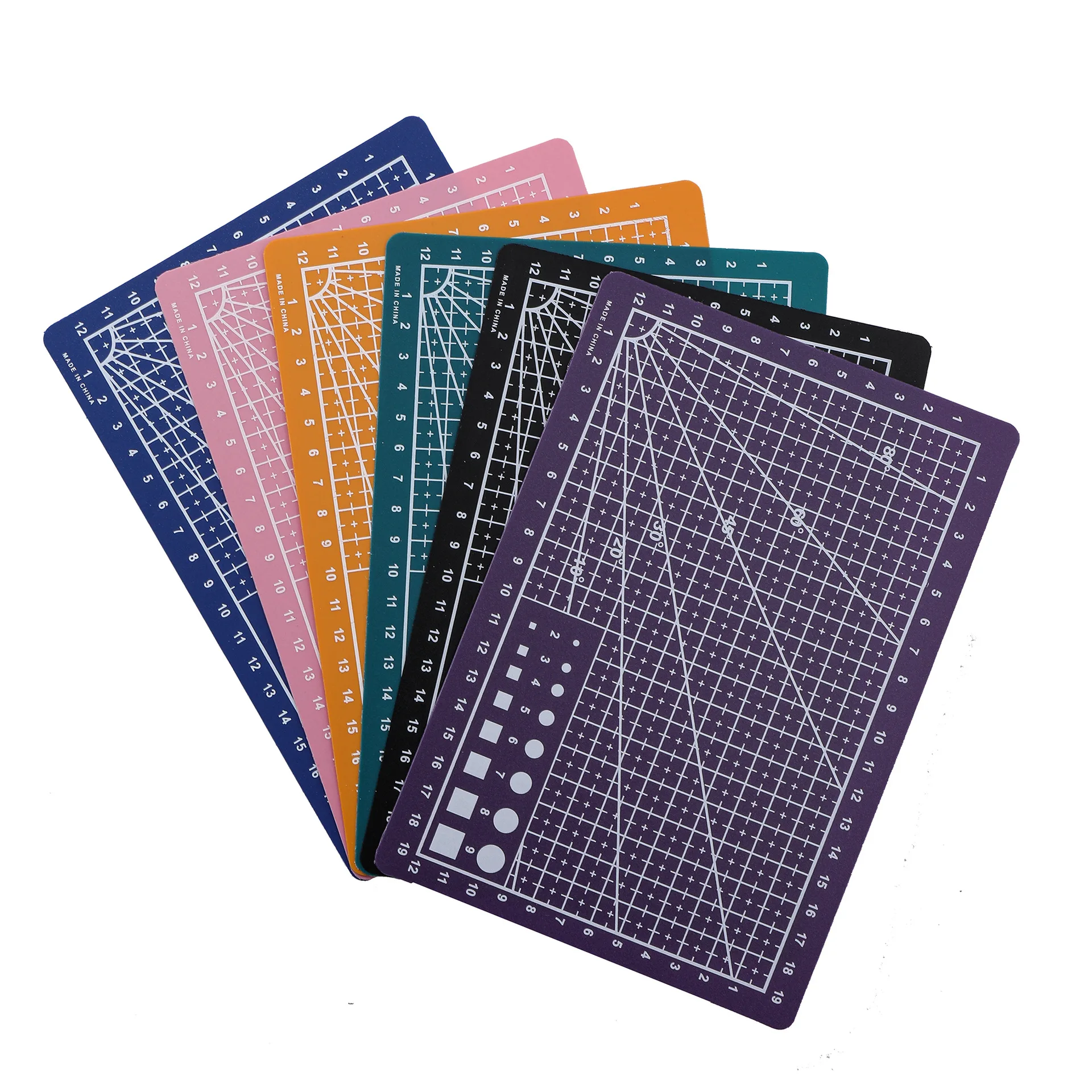 A5 PVC Cutting Mat Cutting Board Workbench Patchwork Sewing Manual DIY Knife Engraving Leather Single Side Underlay 1pcs cutting mat cutting pad