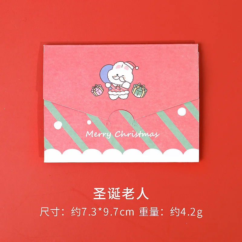 Merry Christmas Greeting Cards Envelope Xmas Gifts Card DIY Folding Paper Card Invitations New Year Cards birthday greeting cards