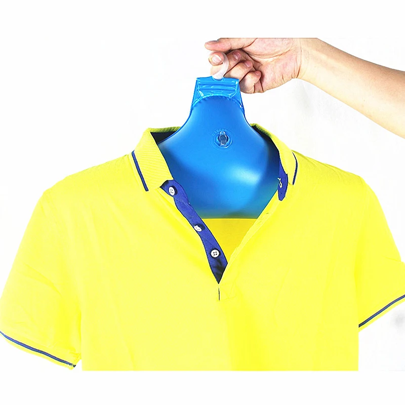 Inflatable Clothes Hanger Travel Foldable Non-slip Triangular Rotatable Clothing Storage Holder Portable Coat Hangers